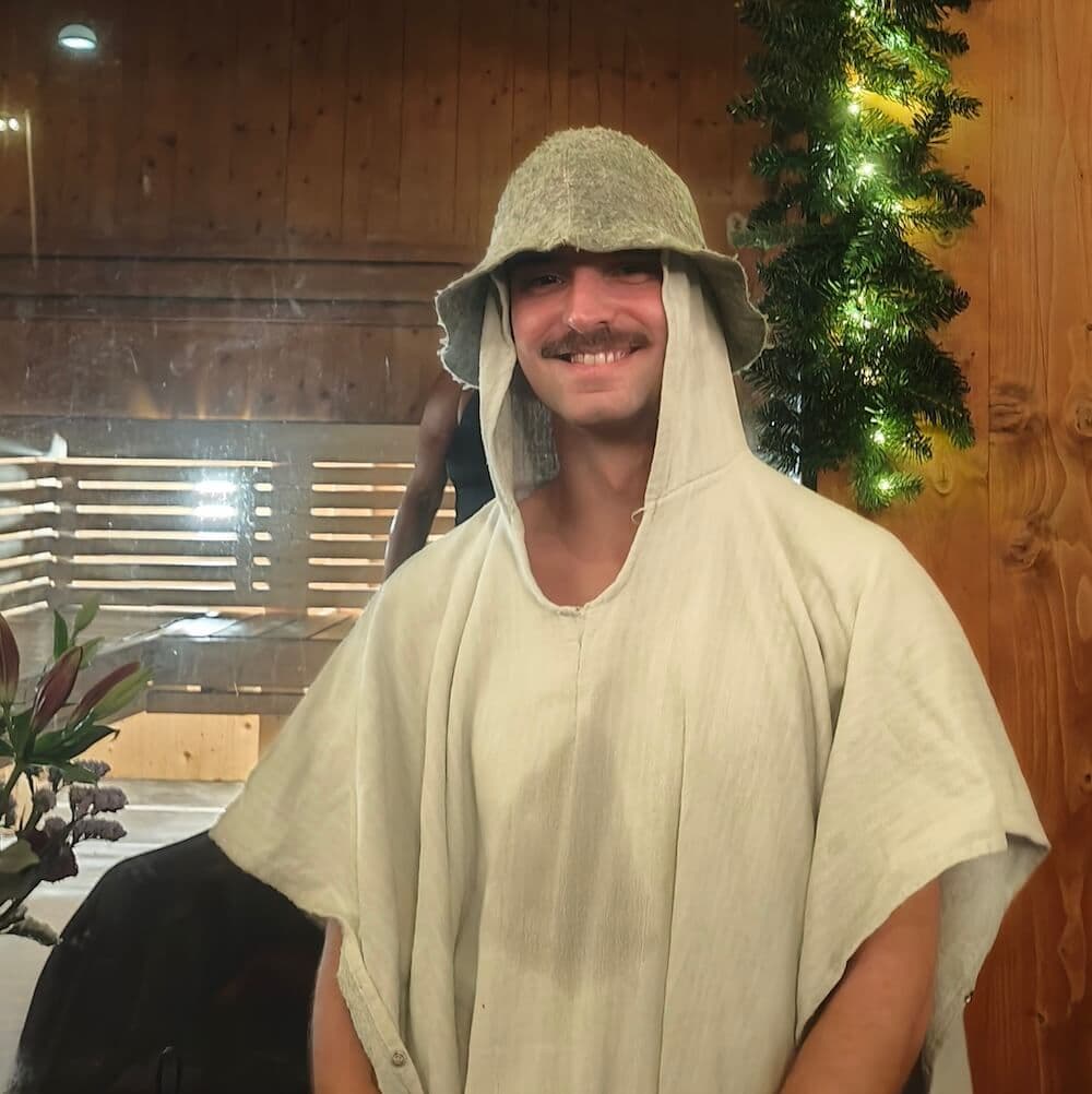 Portrait of Oskar Eefsen, Heat Harmony Saunagus master.